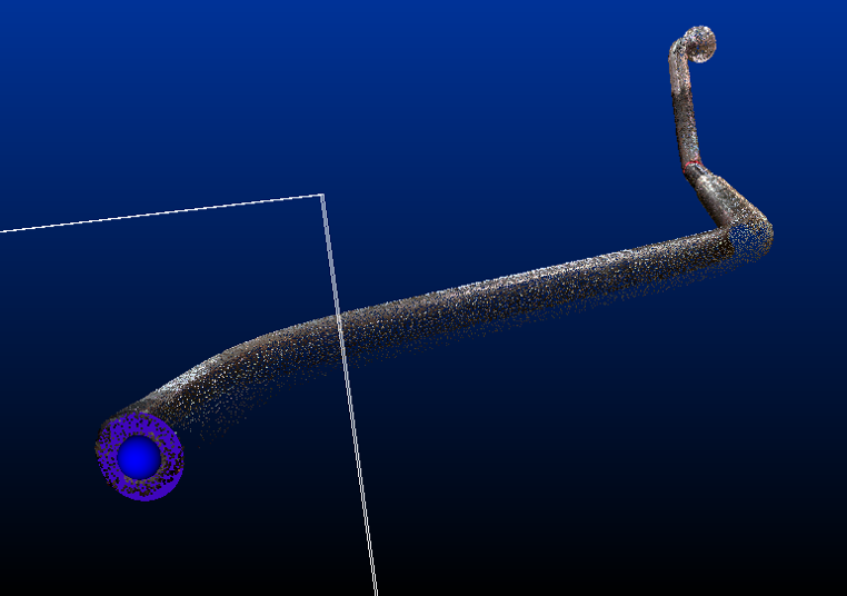 Termination point on scanned pt